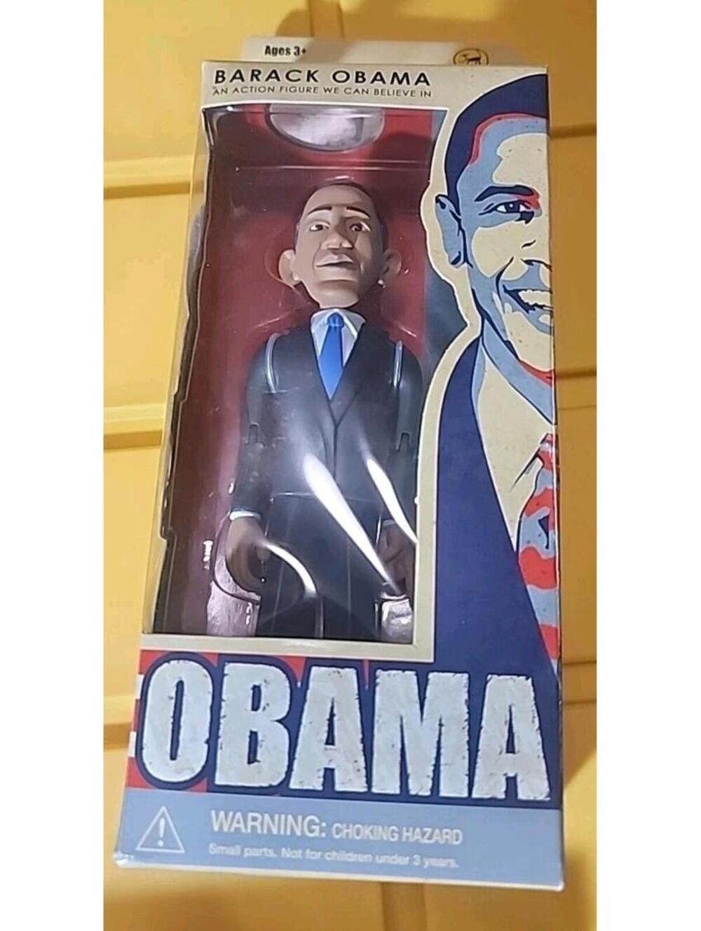 Barack Obama Figurine 2007 Jailbreak Toys Action Figure New in Box President